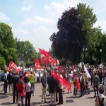 Manifestation de l'éducation nationale le 25 mai 2004 photo n°2 